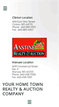 Mobile Screenshot of anstinerealtyclintonmissouri.com